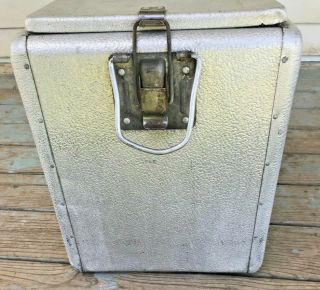 Vintage Dr.  Pepper Metal Cooler Ice Box Antique Ice Chest Rare Hard To Find 4