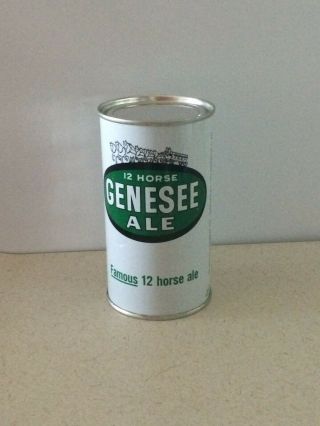 Genesee Ale 12 Horse Keglined Beer Can - professionally rolled from factory sheet 2