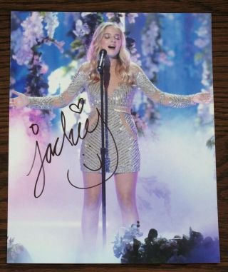 JACKIE EVANCHO signed Autographed 8X10 PHOTO c EXACT PROOF - AGT Singer 2