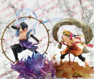 Naruto Shippuden G.  E.  M.  Remix Series Uchiha Sasuke Raijin Pvc Figure Gem Nobox