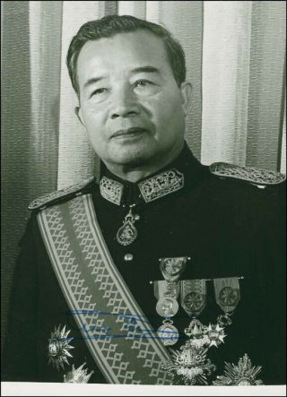 Prince Souvanna Phouma (laos) - Autographed Signed Photograph