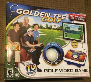 Golden Tee Golf Arcade Tv Plug In Game Jakks Pacific - Plug And Play