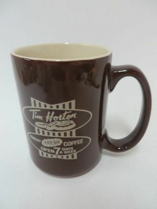 Rare Tim Hortons Mug 2019 Store Museum Brown Hard To Find