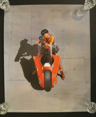 2001 1000 Editions Akira (katsuhiro Otomo) Limited Spanish Poster 50 X 40 2