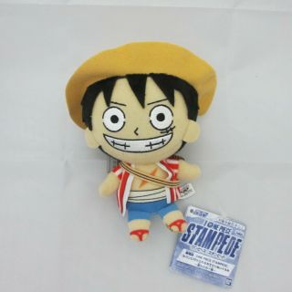 Monkey D Luffy Plush Doll Anime One Piece Bandai Official