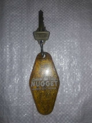 Vintage Carson City Nugget/mill House In Room Key Rare