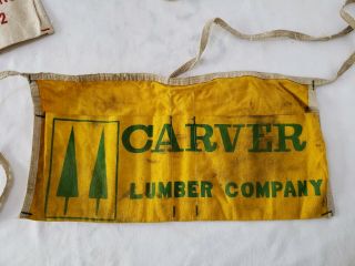 2 Vintage Advertising Nail Pouches - Seidlitzpaints & Carver Lumber Co. 5
