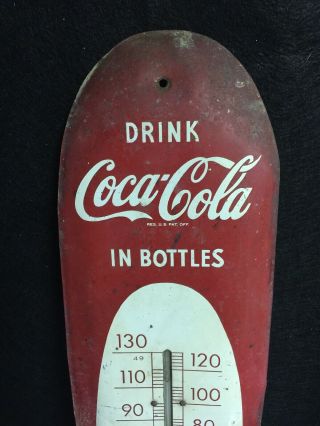 1950’s Coca Cola Cigar Thermometer 2