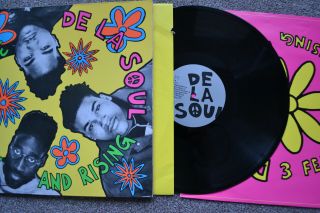De La Soul Three Feet High And Rising Vinyl Record Album Lp 1st