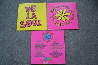 De La Soul Three feet high and rising Vinyl record album lp 1st 2