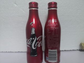 China Coca Cola 100th Limited Aluminum The Curved Bottle Empty
