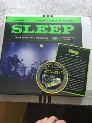 Sleep ‎ - Live At Third Man Records 4 X Vinyl Lp Box Set,  Vault Package 39