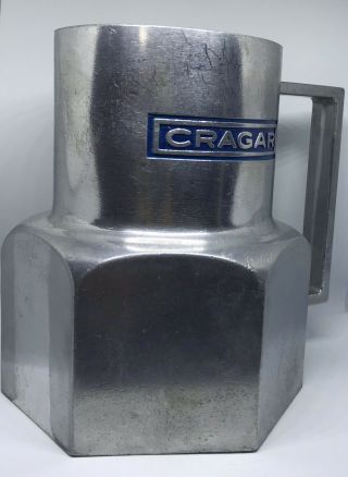 Vintage Cragar Chug - A - Lug Metal Beer Mug
