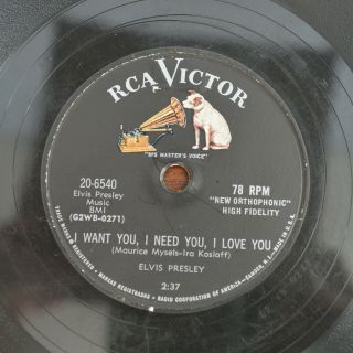 78 Elvis Presley RCA VICTOR 20 - 6540 Rock ' n ' Roll E - 2