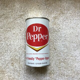 Dr Pepper Soda Flattop Can