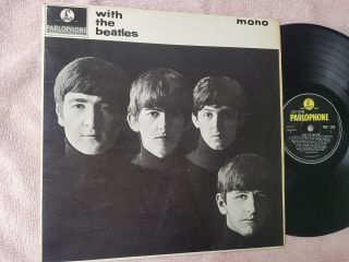 The Beatles - With The Beatles Uk 1963 1st Press Pmc 1206 Sounds Ex