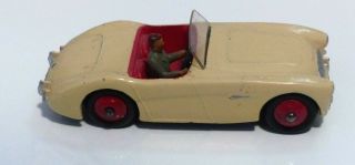 Rare Touring Austin Healey Dinky Toys No.  109 – Cream / Red