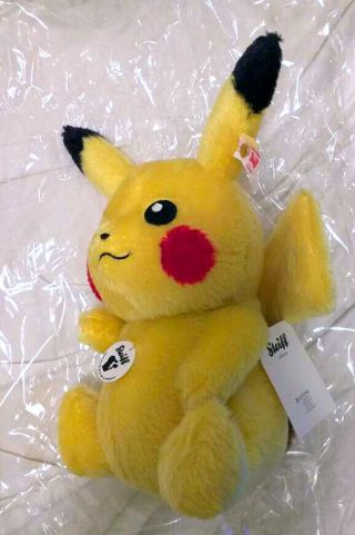 Pokemon Pikachu Steiff Plush Doll 1500 Limited Good Smile JAPAN Exclusive 11