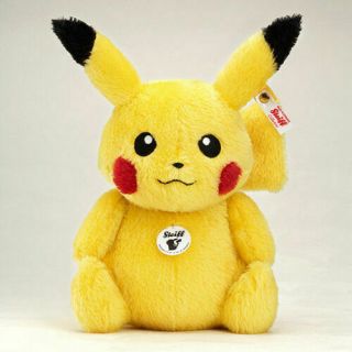 Pokemon Pikachu Steiff Plush Doll 1500 Limited Good Smile Japan Exclusive