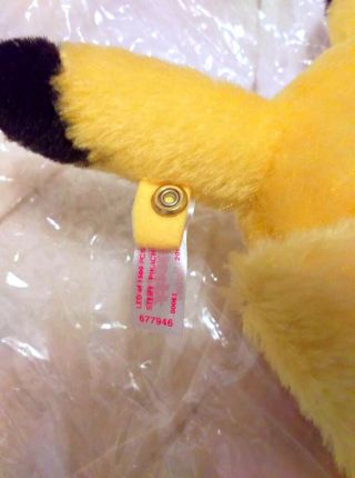 Pokemon Pikachu Steiff Plush Doll 1500 Limited Good Smile JAPAN Exclusive 8