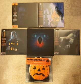 Halloween 1 2 3 4 5 Lp Complete Soundtrack Ost Box Set Mondo John Carpenter Oop
