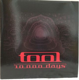 Tool 10,  000 Days Red Colored Vinyl 2lp Record Ten Thousand Aenima Lateralus