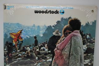1970 Woodstock 3 Album Set LP Vinyl Atlantic Recording Corp 5