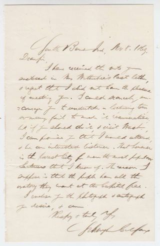 A2678: Schuyler Colfax 1869 Als,  Vice - President