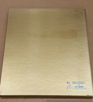 Lg Folio Gold Plate Edition Progressive Proof Prints Signed Carl Barks Disney 9