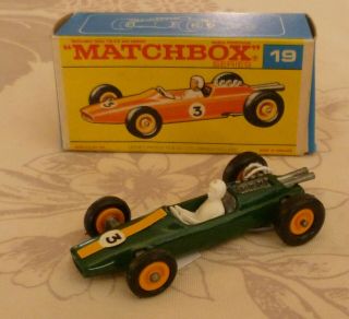 Matchbox Lesney Lotus Racing Car 19