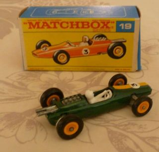 Matchbox Lesney Lotus Racing Car 19 2