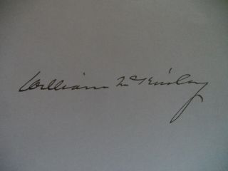 President William Mckinley Signed 4x6 Album Page Auto Jsa Loa Deceased 1901