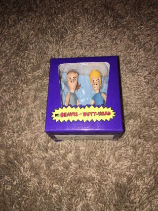 Mtv Beavis And Butt - Head Mini Figures With 40 Page Mini Quote Book