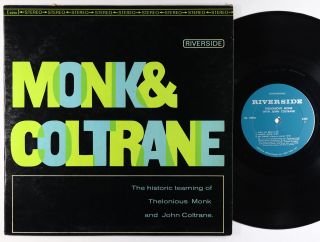 Thelonious Monk With John Coltrane - S/t Lp - Riverside - Rs 9490 Stereo