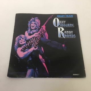 Ozzy Osbourne / Randy Rhoads ‎ Crazy Train 1987 [6509437] 7 " Vinyl Rock " Epic "