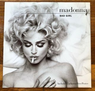 Madonna Bad Girl Rare Import 12 " Vinyl Record 