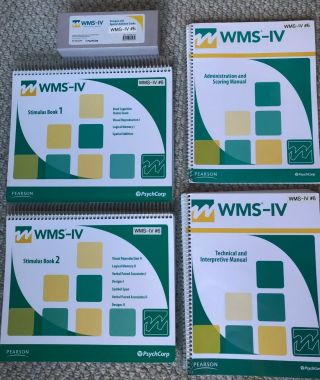 The Wechsler Memory Scale Wms - Iv Fourth Edition Psychological Testing