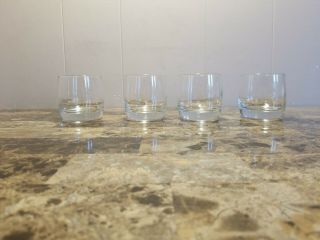 4 Four Crown Royal State Of York Drinking Glasses Whisky Delightful