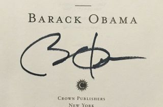 President Barack Obama Signed THE AUDACITY OF HOPE Hardcover Book AUTO JSA LOA 2