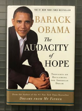 President Barack Obama Signed THE AUDACITY OF HOPE Hardcover Book AUTO JSA LOA 5