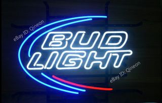 Bud Light Budweiser Real Neon Sign Beer Bar Light [ Best Designed ]