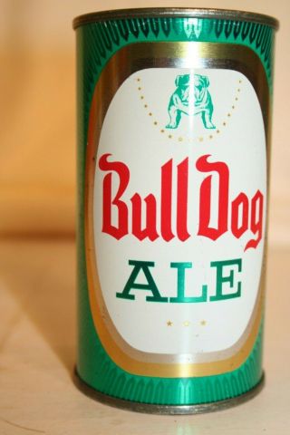 Bull Dog Ale 12 Oz.  Flat Top Beer Can - Grace Bros Brewing Co,  San Francisco,  Ca