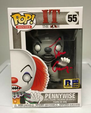 Tim Curry Signed Funko Pop Stephen King 