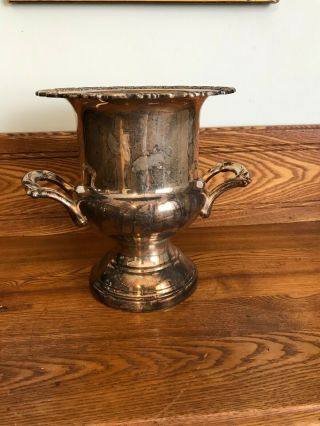 Vintage Oneida Silver Plate Wine Champagne Cooler Ice Bucket