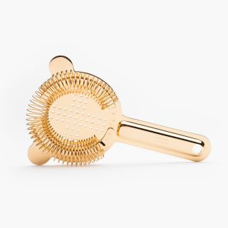 Hawthorne Cocktail Strainer By Yukiwa - Gold,  Stainless Steel