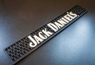 Jack Daniels Old No.  7 Bar Drip Mat Game Room Man Cave