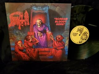 Death Scream Bloody Gore Lp 2016 Relapse Records Re - Issue Metal Vinyl
