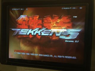 Tekken 5 5.  1 With Namco Jamma I/o Board