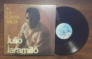 Julio Jaramillo ‎– La Cama Vacia - Vinyl Lp - Foca Records ‎– L.  P.  F.  10.  084