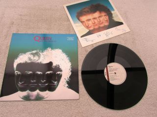 Queen 12 " The Miracle Orig Uk 1989 Limited Signed Print Near